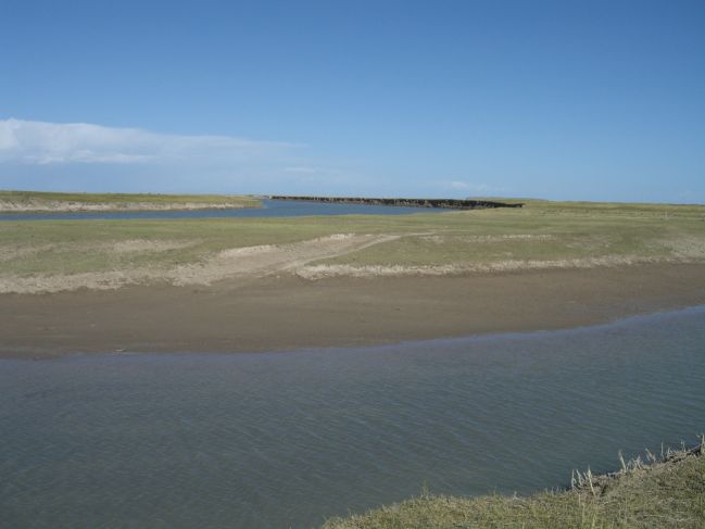  2006:09:14 04:29:25   BuhaSplitReal - looking across abandoned channel to cutbank in active river channel.jpg